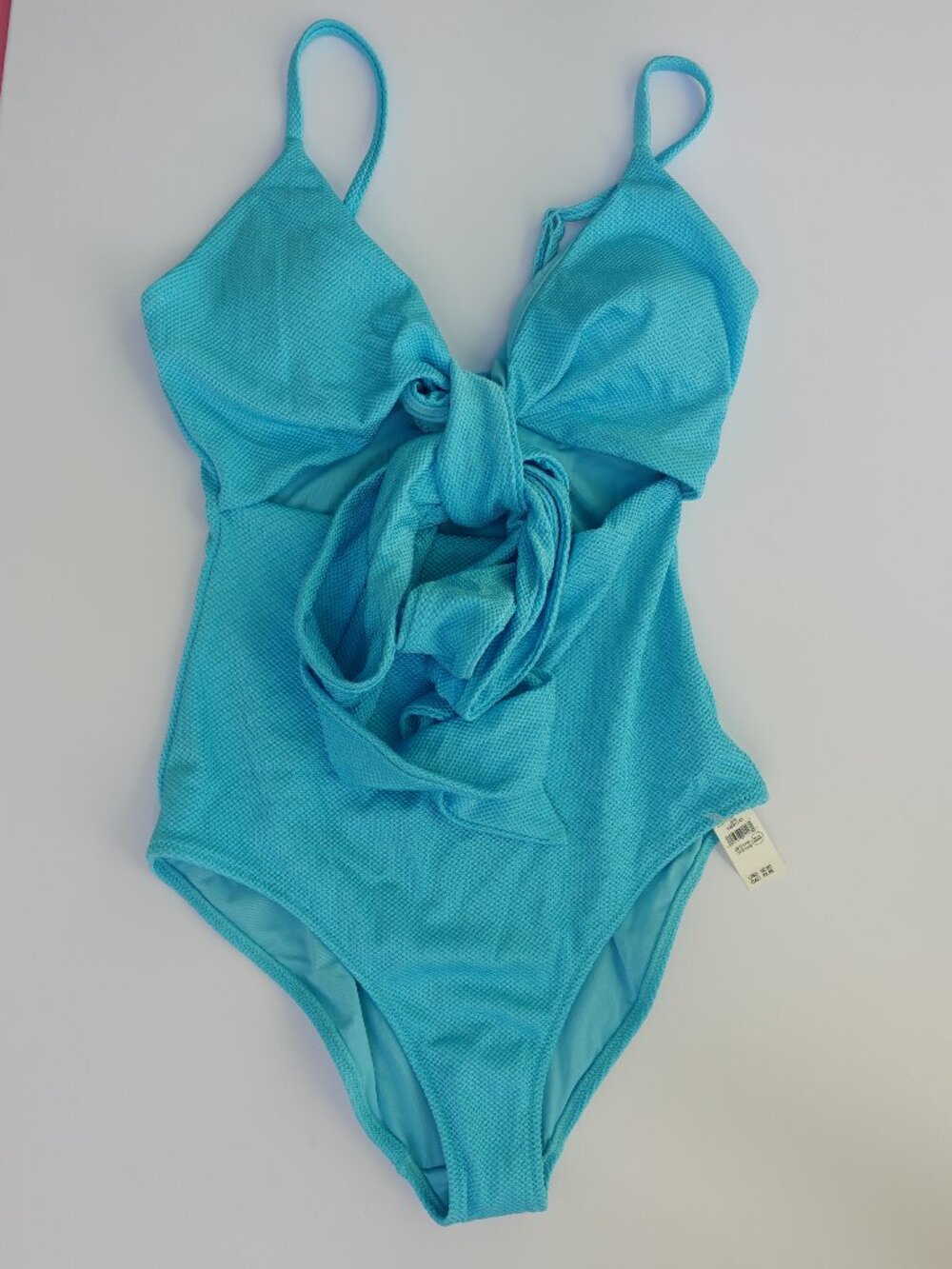 aerie Medium Long One-Piece Swimsuit Shine Pique - Picture 2 of 15